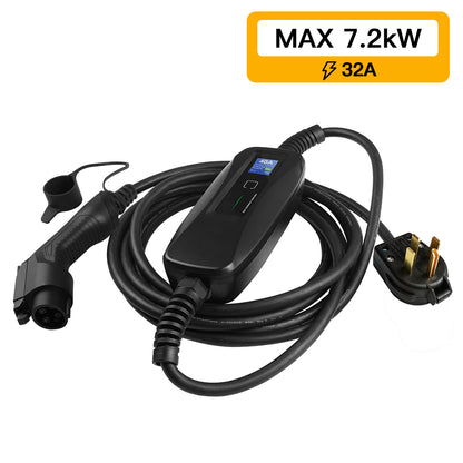 MOREC level 2 Max 9KW/7KW Portable EV Charger with Nema 14-50 Plug - PCD040