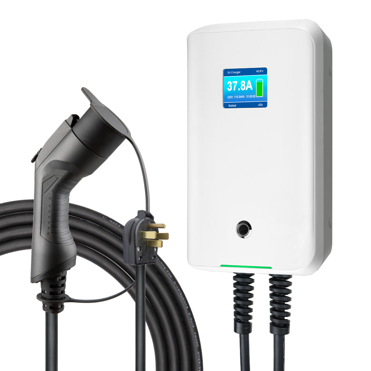 MOREC EV Wallbox Charger with Type 1 Plug Max 9.6KW 40Amp EV Charging Station - MC20CT1